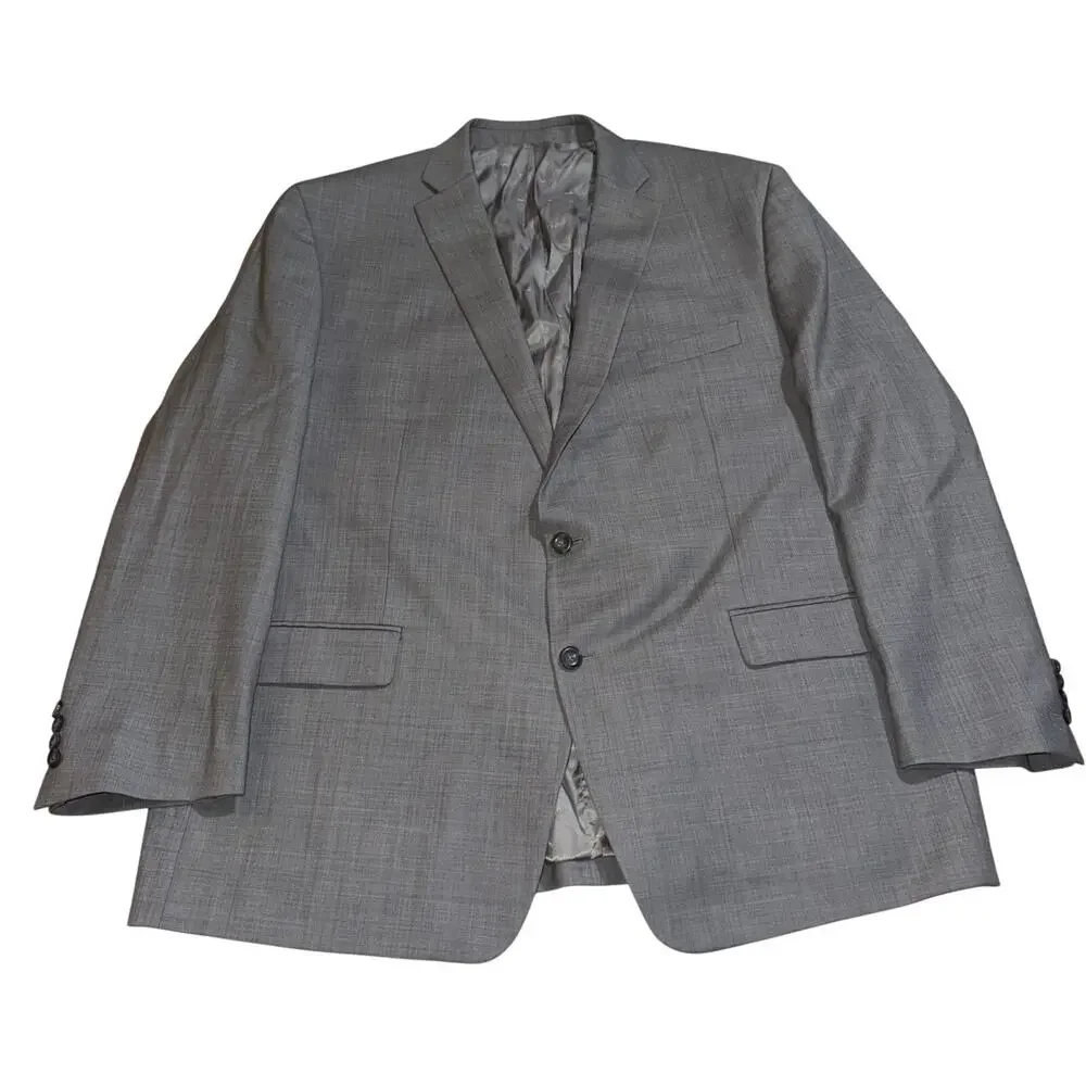 Michael Kors men’s grey wool blend coat blazer